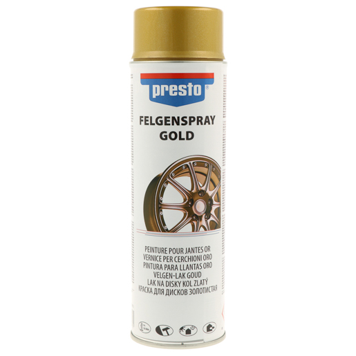 presto Rallye Felgenspray 500 ml 428931 gold